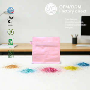 Sachets en maille de sécurité imprimés sur mesure, refermables, en papier kraft, de qualité <span class=keywords><strong>alimentaire</strong></span>, biodégradables, pour emballage de chocolat et de snacks - Product Image 4