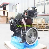 Motor Diésel DCEC Cummins 4BT Original 4BTA3.9-C125 de 97KW 2500RPM con Sistema de Refrigeración por Radiador para Bomba de Agua