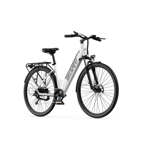 Vélo électrique urbain d'entrée de gamme, batterie lithium 36V, moteur brushless 250W, moteur roue arrière, cadre en alliage d'aluminium, autonomie 40-65 km, freinage hydraulique - Product Image 2