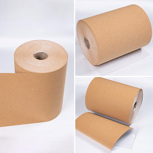 Patins de protection autocollants en liège pour meubles, tampons en feutre amortissants carrés et ronds, coussinets absorbant les chocs pour la protection des meubles - Product Image 1