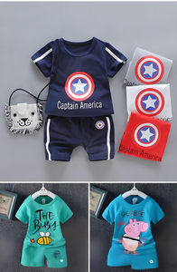 ชุดเซ็ตเสื้อผ้าเด็กสองชิ้นหลากหลายสไตล์ 4 ฤดู ขายส่ง มีสินค้าในสต็อก - Product Image 6