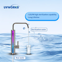 Module de stérilisation et désinfection UVWORKS UVC LED IP68 5LPM 7W, garantie 1 an, dimmable, 12V 24V DC, pour robinet d'eau potable