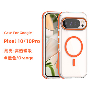 Factory Supply Shockproof Transparent Strong <b>Magnetic</b> Acrylic Hard Phone Case for google Pixel 10/10Pro XL - Product Image 6