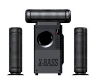 Nouvel amplificateur professionnel 40W 3 canaux (2.1) pour système de son surround home cinéma avec 4 haut-parleurs et écran de contrôle par bouton
