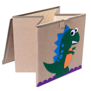 <span class=keywords><strong>Coffre</strong></span> de rangement pliable en toile grande capacité pour jouets de bébé et vêtements d'enfants avec un design minimaliste - Product Image 3