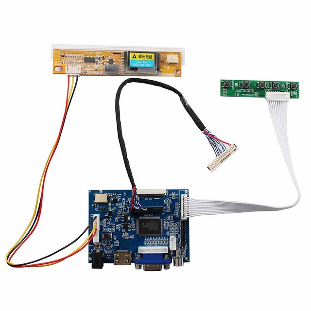 VGA 2AV LVDs Controller Board VS-TY2662-V1 for Universal LCD Screen ,Board Size:91mm X 66mm X 12mm