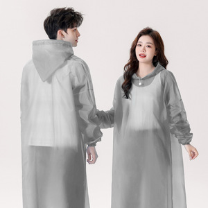 Logo personalizzato Pullover impermeabile addensare <span class=keywords><strong>pioggia</strong></span> impermeabile portatile per Poncho per viaggi e Tour riutilizzabili parapioggia - Product Image 4