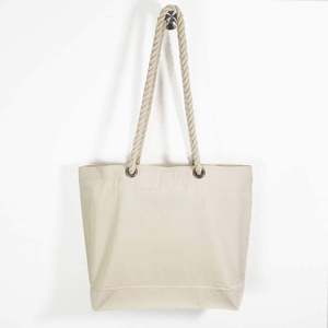 2025 nouvelle mode sac à provisions corde de chanvre Portable toile sac rayure motif sacs à main pour les femmes - Product Image 6