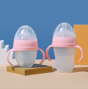 Sucette à large ouverture pour bébé nouveau-né pour prévenir les flatulences, biberon en silicone de 180 ml - Product Image 1