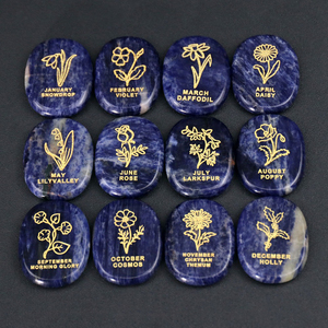 <span class=keywords><strong>Pierre</strong></span> <span class=keywords><strong>de</strong></span> méditation ovale sculptée en or gravé, 45 mm, en <span class=keywords><strong>pierre</strong></span> naturelle, motif fleur <span class=keywords><strong>du</strong></span> <span class=keywords><strong>mois</strong></span> <span class=keywords><strong>de</strong></span> naissance, pour <span class=keywords><strong>la</strong></span> guérison, <span class=keywords><strong>la</strong></span> méditation et le soulagement <span class=keywords><strong>de</strong></span> l'anxiété, cadeau - Product Image 6