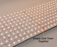Panneau lumineux LED matriciel Ra90+ DC24V pour table, plafond, bureau, personnalisable CCT, application Tuya, WIFI, IP20/54