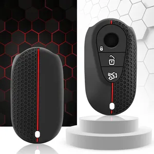 Housse de <span class=keywords><strong>protection</strong></span> pour clé de voiture en silicone pour <span class=keywords><strong>Mercedes</strong></span> Benz Classe C S W206 W223 S350 C260 C300 S400 S450 S500 - Product Image 6