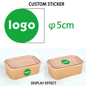 Promoción SenAng05, Contenedor para Llevar, Redondo y Cuadrado, Tapa de PP, Desechable, Tazón de Papel Kraft para Llevar - Product Image 4