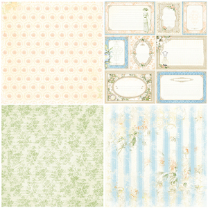 Scrapbooking forniture di carta fantasia verde primavera artigianato carta scrapbooking 6x6 - Product Image 5