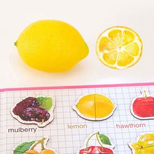 Regalo de Cumpleaños Perfecto para Niños, Libro de Rompecabezas Magnético de Frutas para el Aprendizaje de los Pequeños - Product Image 6