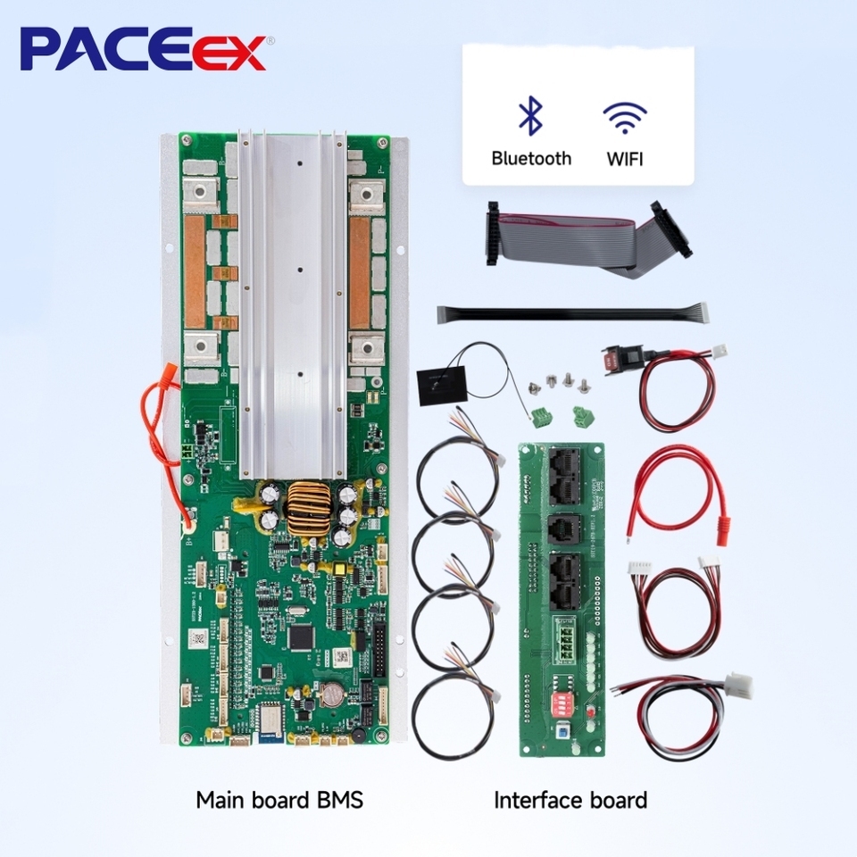 PACEex Smart BMS 16S 48V 300A LiFePo4 Household Energy Storage Current Limited 20A With Wifi Bluetooth · image 1