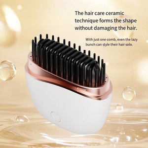Brosse de massage pour cheveux professionnelle à chauffage rapide PTC, brosse de coiffage intelligente rechargeable pour femmes - Product Image 4