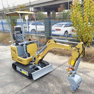 Nuovo Mini Escavatore da 1 Tonnellata con Cingoli in Gomma, Nessun Danno al Prato, Perfetto per il Paesaggismo del Cortile - Product Image 4