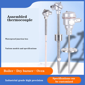 Thermocouple blindé WRNK à transmission à distance intégrée, en acier inoxydable, haute température, anti-corrosion, étanche - Product Image 1