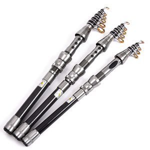 Canne à pêche télescopique 6m en fibre de carbone, action extra rapide, pour la pêche en eau salée, avec guides SIC pour la pêche en mer - Product Image 2