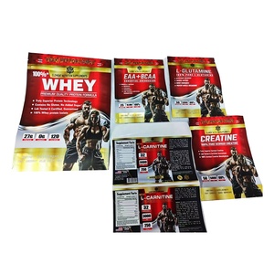 Nhà cung cấp chuyên nghiệp của Creatine eaa + BCAA bao bì nhãn bổ sung túi nhựa kim loại sang trọng Miễn phí thiết kế đứng lên túi - Product Image 4