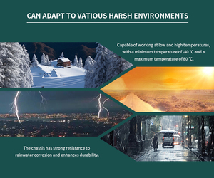 Barrière de parking intelligente extérieure HCW, barrière automatique <span class=keywords><strong>électronique</strong></span> à vitesse réglable, barrière à flèche en acier, moteur 24V DC - Product Image 2