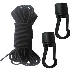 Outdoor Elastic Rope 5M 4mm Nylon With Double <b>Hooks</b> For Camping <b>Boating</b> Kayaking Gear Securing - Product Image 4
