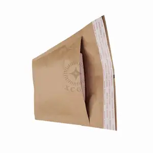High Quality Biodegradable Honeycomb Kraft Padded Postal Bags Fragile Articles Transporation Protective Honeycomb Paper Mailers