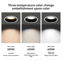 Spot encastré moderne étanche IP65 7W 10W 15W 20W 24W sans cadre, éclairage LED encastré au plafond