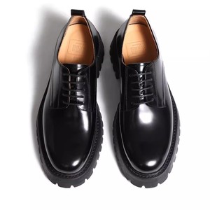รองเท้าหนังแท้คุณภาพสูงสำหรับผู้ชาย รองเท้าลำลองแฟชั่นสไตล์อ็อกซ์ฟอร์ด รองเท้าหนังผู้ชายสำหรับใส่ทำงาน - Product Image 3