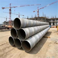 Tuyau soudé par arc submergé en spirale (SSAW) au prix d'usine - Certifié ISO9001, différentes tailles disponibles pour usage structurel et de pieutage