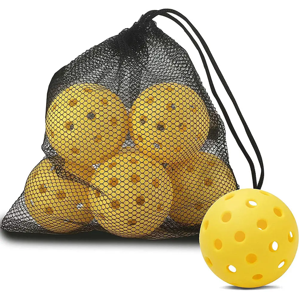 Groothandel Outdoor Pickleball Ball Usa Pickleball Goedgekeurd Voor Toernooi Spelen Groene Geel Oranje Pickleball Ballen