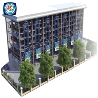 Parking d'équipement rotatif intelligent mécanique soulevant le stationnement multicouche de système de stationnement vertical