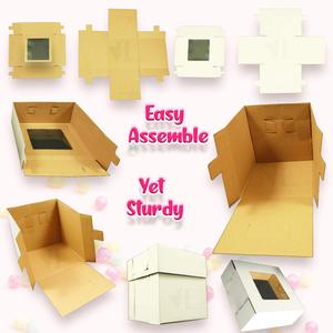 Dùng Một Lần Vận Chuyển Tàu Sân Bay Mang Container, Cao Bánh Hộp Vận Chuyển Trong 12 10 8 Inch <span class=keywords><strong>2</strong></span> <span class=keywords><strong>3</strong></span> Lớp - Product Image 4