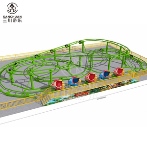 Atractivas Atracciones de Parque de Diversiones <span class=keywords><strong>para</strong></span> Niños: Cabina de <span class=keywords><strong>Caracol</strong></span> con Mini Montaña Rusa Giratoria en Venta - Product Image 4