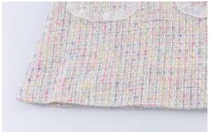 Ropa al por Mayor para Niños, Vestidos Largos de Algodón con Cuentas de Algodón y Rayas de Colores para Bebés - Product Image 4