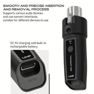 Sistema de micrófono de mano dinámico de conversión por cable de <span class=keywords><strong>Granada</strong></span> inalámbrica transfronteriza, receptor y transmisor de instrumentos musicales - Product Image 3