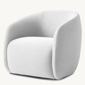 Silla de café individual de tela gruesa de <span class=keywords><strong>zona</strong></span> fría nórdica, sofá giratorio para sala de estar, silla de cojín suave de un asiento para Villa Cafe - Product Image 1