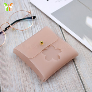 In stock, transparent TPU jelly bag, <b>cute</b> Japanese style, trendy wallet and key pouch, small square bag. - Product Image 4