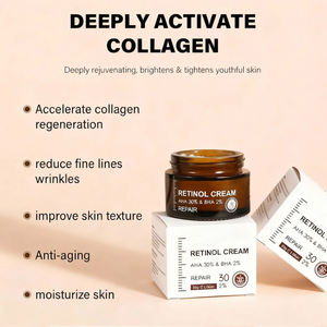 Crème Visage Anti-Âge de Haute Qualité OEM avec Rétinol VC Collagène pour l'Élimination des Taches de Rousseur Réduction des Rides Blanchiment des Taches Brunes - Product Image 3