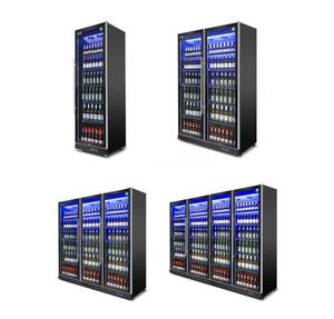 Enfriador Vertical de Bebidas con 3 Puertas de Vidrio para Supermercado, Exhibidor de Bebidas con Puerta de Vidrio, Refrigerador para <span class=keywords><strong>Coca</strong></span>-Cola y <span class=keywords><strong>Cerveza</strong></span> - Product Image 2