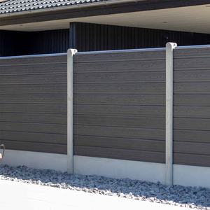 Valla <span class=keywords><strong>de</strong></span> decoración <span class=keywords><strong>para</strong></span> patio resistente a los rayos UV, poste <span class=keywords><strong>de</strong></span> aluminio <span class=keywords><strong>exterior</strong></span> impermeable, compuesto <span class=keywords><strong>de</strong></span> <span class=keywords><strong>madera</strong></span> y plástico, 180x180cm, fábrica <span class=keywords><strong>de</strong></span> China - Product Image 3