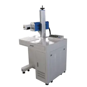 Low price 20w 30w 50w desktop portable enclosed handheld 3d fiber laser marking machine for metal