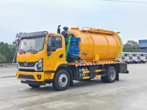 Camión Cisterna de Vacío SHACMAN G500 con Distancia entre Ejes de 4200 mm, Cabina Sencilla, Equipado con Bomba de Anillo de Agua SK-30, Limpieza Eficiente de Tuberías, Exportación - Product Image 2