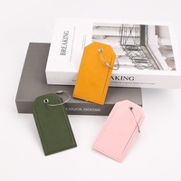 BEARKY luxe Logo personnalisé en cuir PU document de voyage porte-stylo élégant pas cher valise étiquette doux voyage compagnon lettre