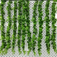 Guirlande de Lierre Artificiel CHUANGFA 18/21CM, Plantes Suspendues Faux Cimier Résistantes pour Décoration Murale Chambre Mariage Jardin