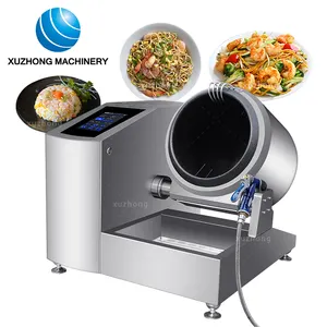 6L Industrial Fried Rice Machine Restaurant Electric Automatic Stir Fry Machine Cooking Robot Rotating Fried Food Robot Cooker
