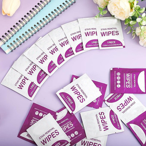 Vente en gros Lingettes humides écologiques emballées individuellement pour le nettoyage du linge Détachant pour vêtements <span class=keywords><strong>Lingette</strong></span> à crier - Product Image 1