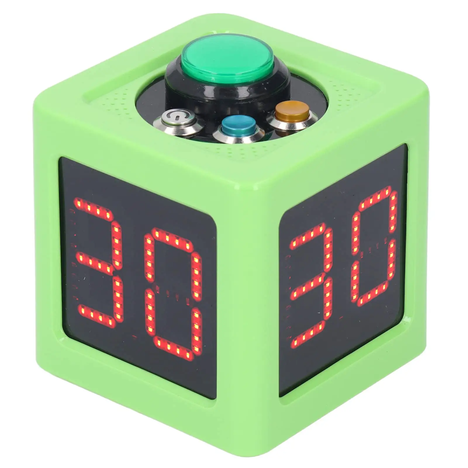 YIZHI बैटरी पावर सप्लाई बटन कंट्रोल पोकर टाइमर टाइमर शतरंज घड़ी टाइमर पार्टी गेम्स के लिए HD 4 साइड LED डिजिटल डिस्प्ले के साथ