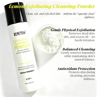 Système complet de soins exfoliants PHA AHA, poudre exfoliante pour le visage à usage quotidien, pour une peau plus lumineuse et plus lisse au quotidien
